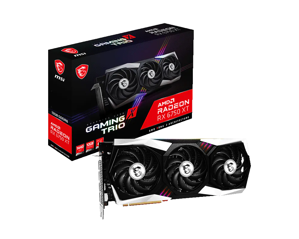 MSI Radeon RX 6750 XT GAMING X TRIO 12G